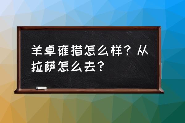 羊卓雍错怎么去 羊卓雍措怎么样？从拉萨怎么去？