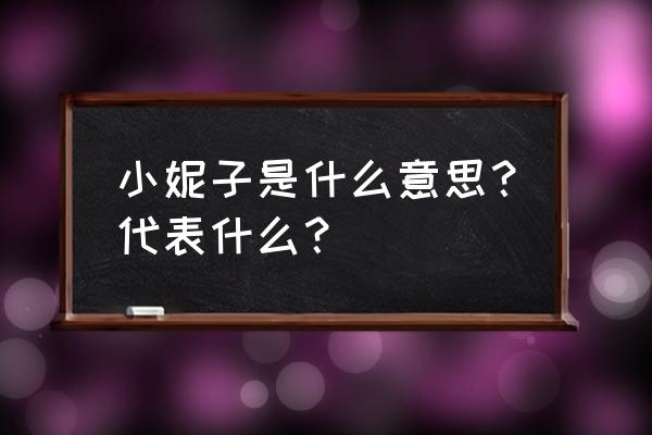 小妮子的意思和含义 小妮子是什么意思？代表什么？