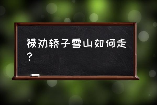 禄劝至轿子雪山有多远 禄劝轿子雪山如何走？