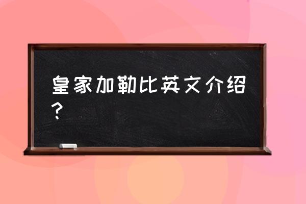 皇家加勒比主要航线 皇家加勒比英文介绍？