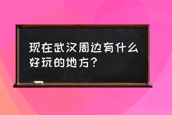 武汉附近有什么好玩的景点 现在武汉周边有什么好玩的地方？