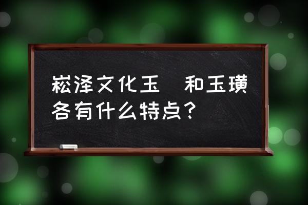 崧泽遗址博物馆内遗存文物 崧泽文化玉琀和玉璜各有什么特点？