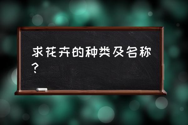 常见的花卉种类 求花卉的种类及名称？