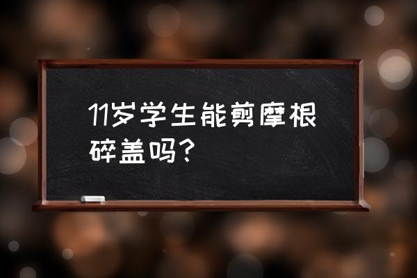 学生蓬松碎盖头 11岁学生能剪摩根碎盖吗？