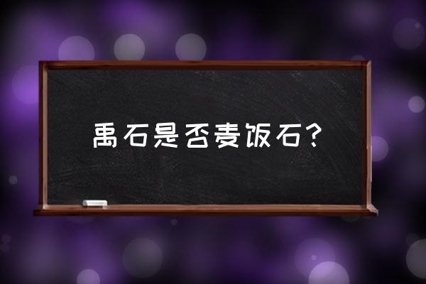 山东麦饭石产地在什么地方 禹石是否麦饭石？