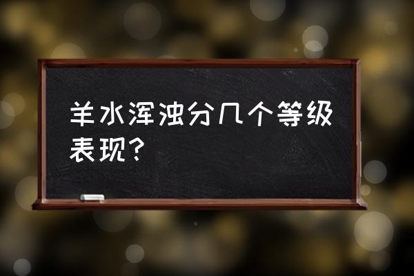 羊水浑浊分几个等级表现？ 羊水浑浊分几个等级表现？