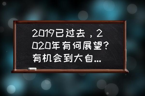 每天多出去走走其实生活很美 2019已过去，2020年有何展望？有机会到大自然中走走？