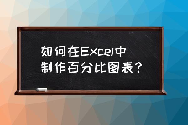 excel如何图表显示每人每月销售额 如何在Excel中制作百分比图表？