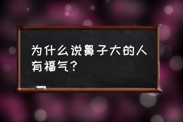 鼻头大鼻梁低怎么办 为什么说鼻子大的人有福气？