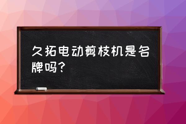 花木星球洗衣凝珠怎么样 久拓电动剪枝机是名牌吗？