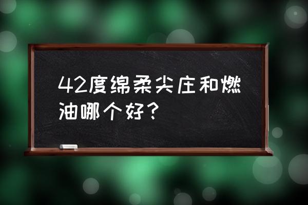 尖庄42度6瓶一箱价格 42度绵柔尖庄和燃油哪个好？